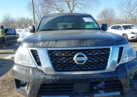 2019 Nissan Armada Sv from USA, damaged, VIN JN8AY2NC6K9583561